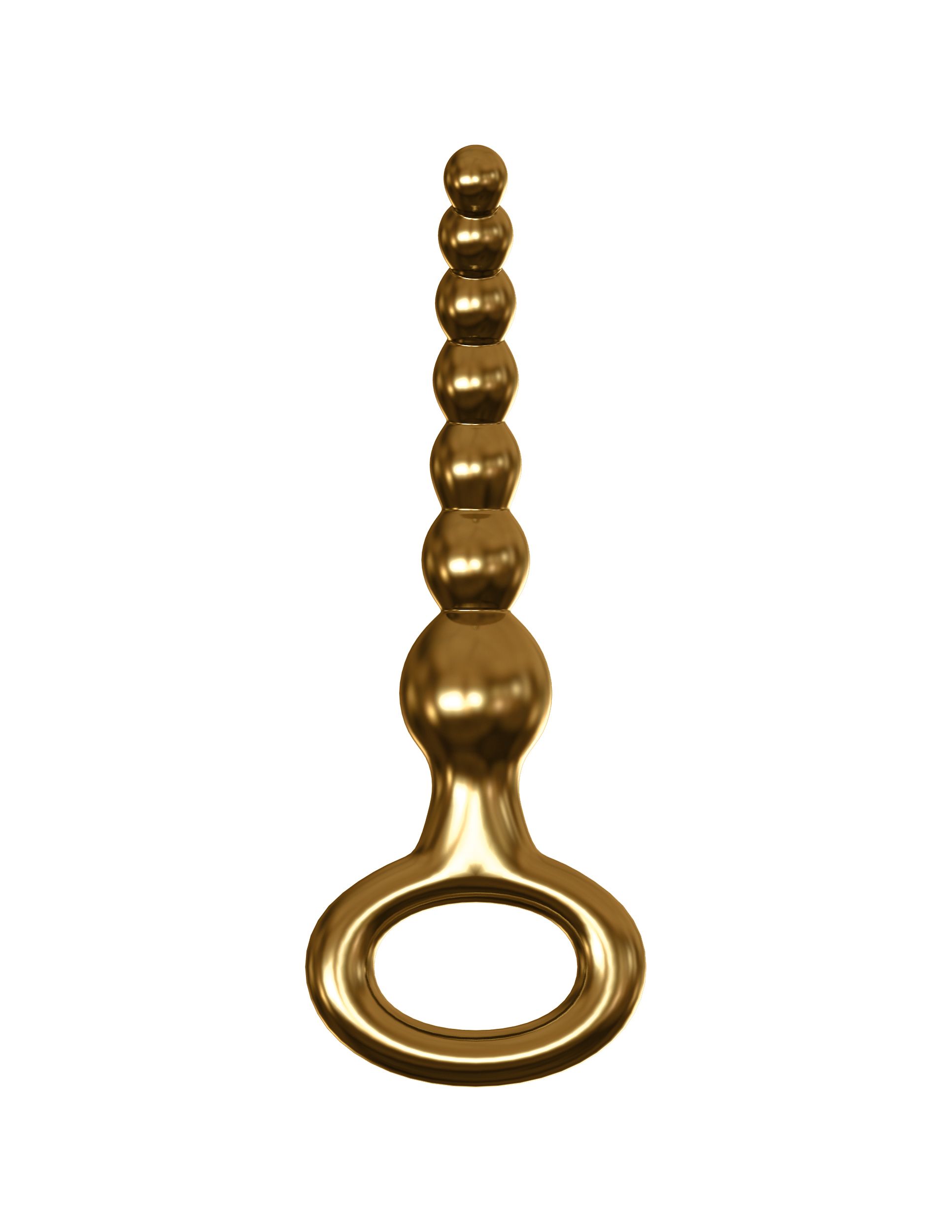 Анальная елочка 'ICICLES'  купить со скидкой в секс шопе  Анальные стимуляторы  Шарики, цепочки, елочки