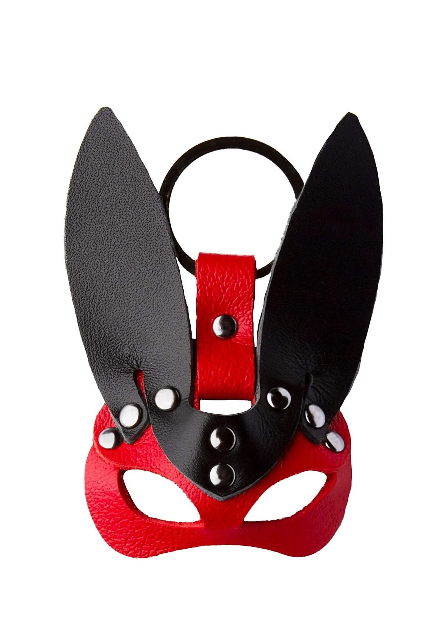 Брелок "Кролик", красно-черный