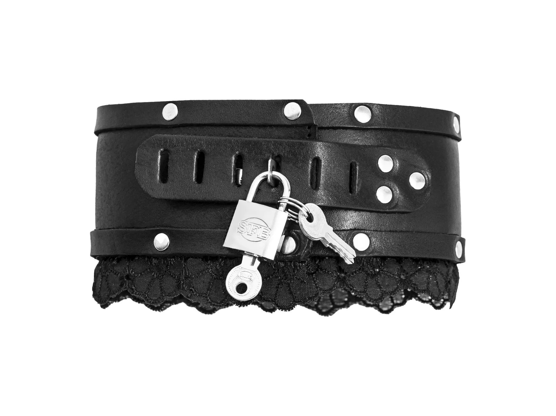 ошейник с кружевом pinkrabbit на замке в Москве