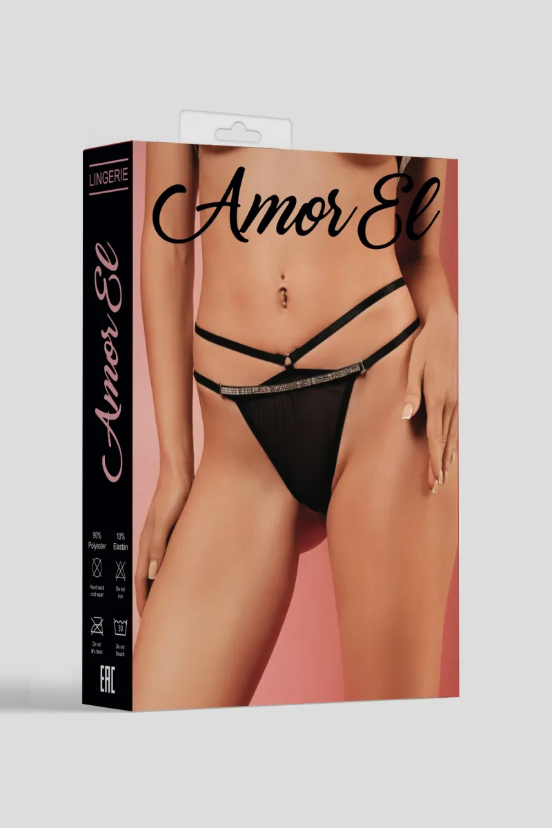 Эротическое трусики-танго с декоративной резинкой в Москве