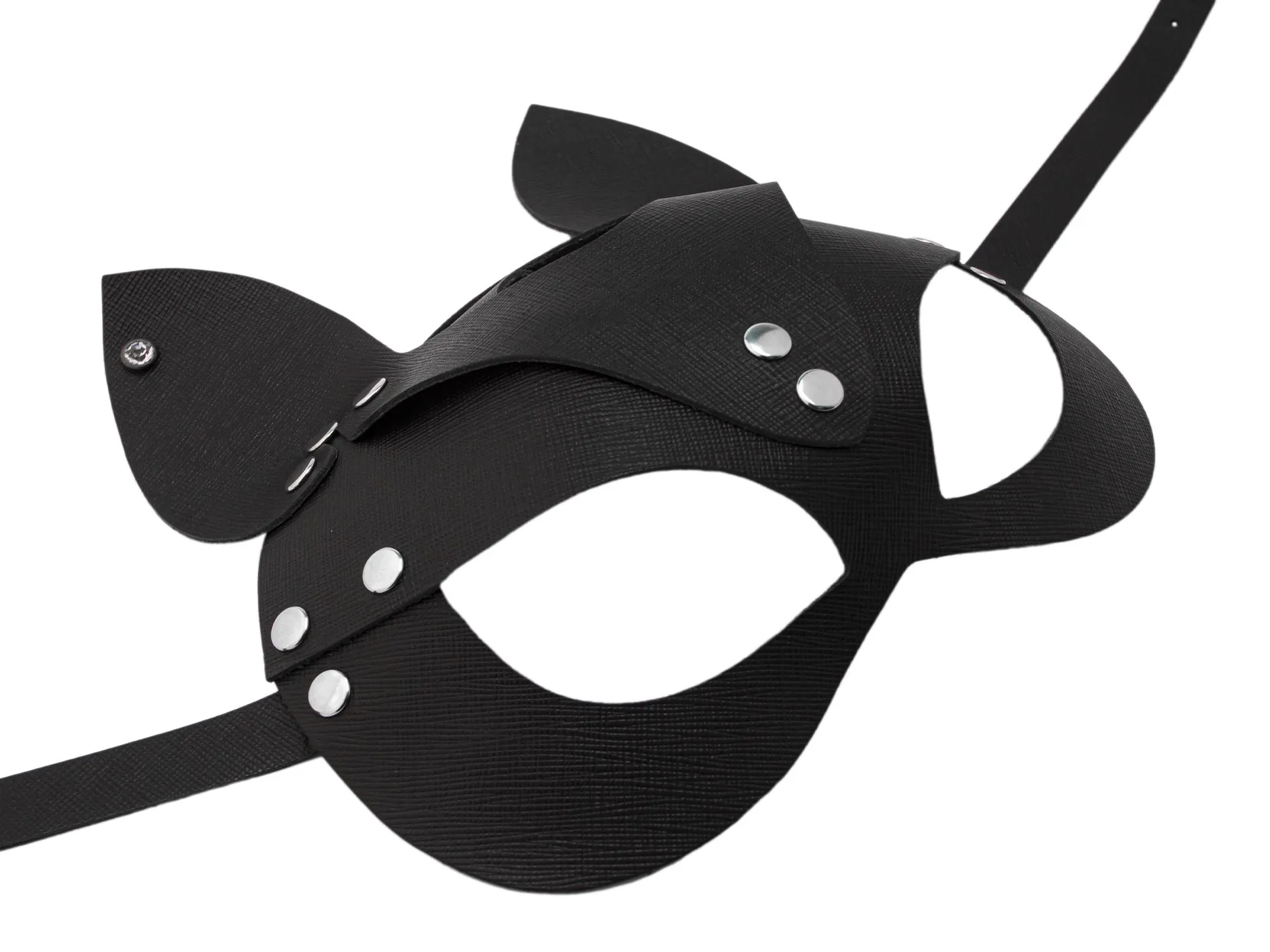 маска кошки с сережкой pinkrabbit , чёрная в Москве