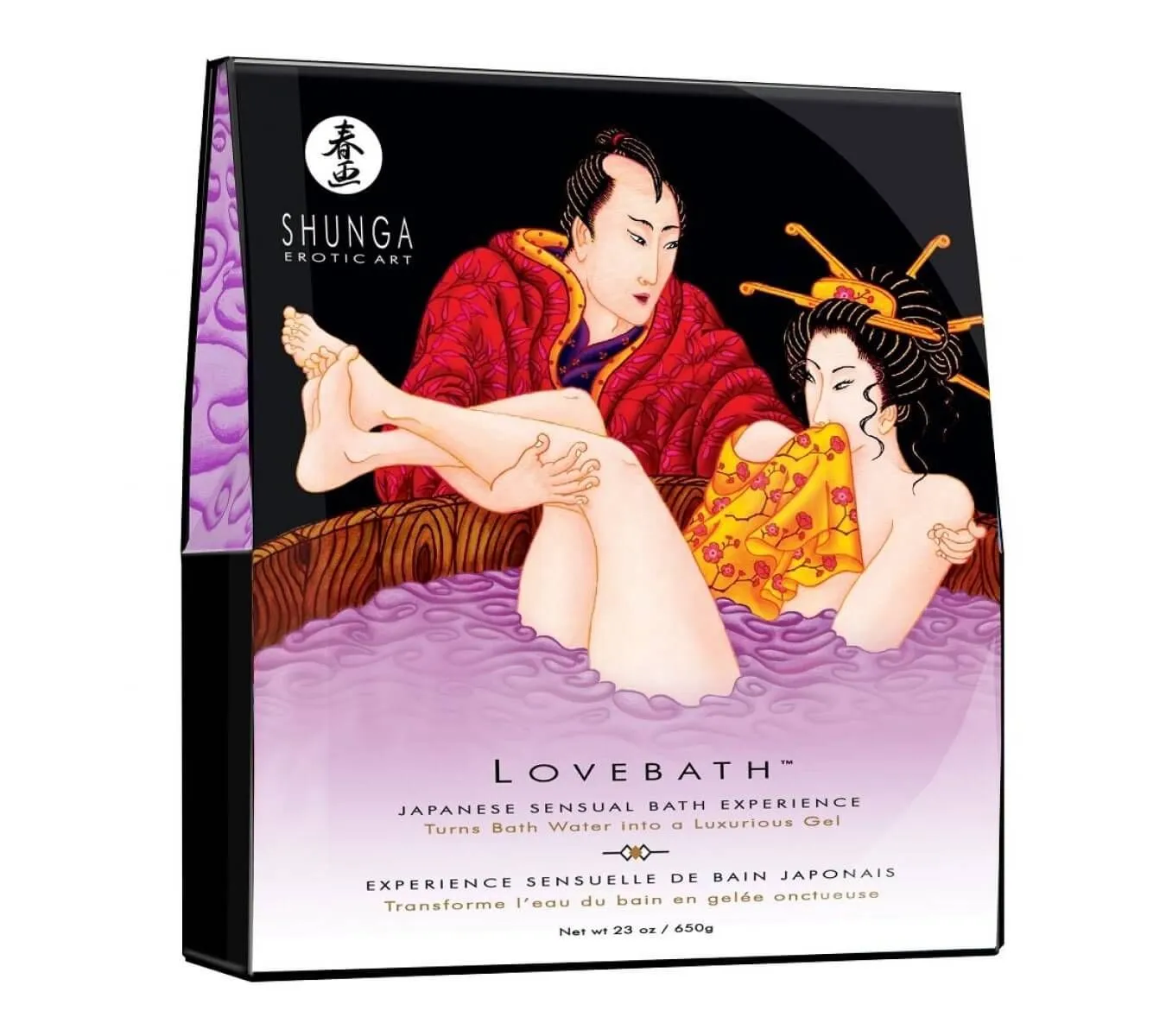 соль-гель для ванны shunga lovebath sensual lotus, 650 г в Москве