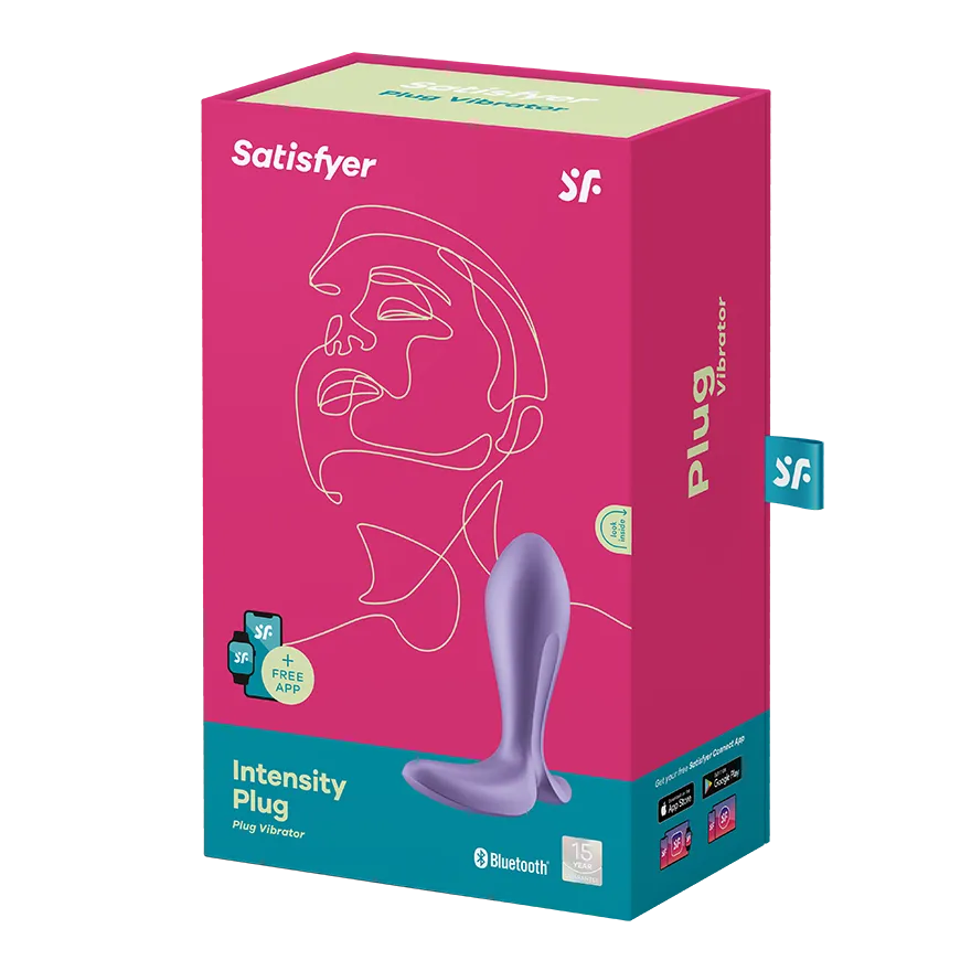 анальная пробка с вибрацией intensity plug purple 003337sa в Москве