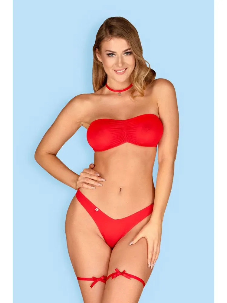 Эротическое кокетливый комплект нижнего белья kissmas в Москве