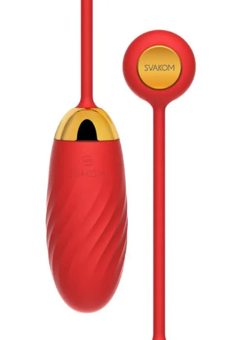 виброяйцо на дистанционном управлении svakom ella neo, красное в Москве