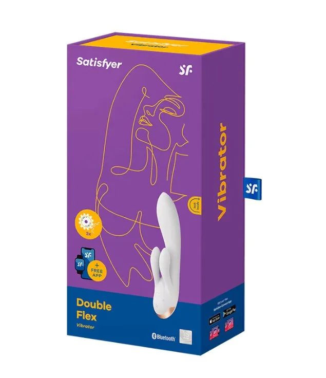 вибратор satisfyer double flex connect app white 002620sa в Москве