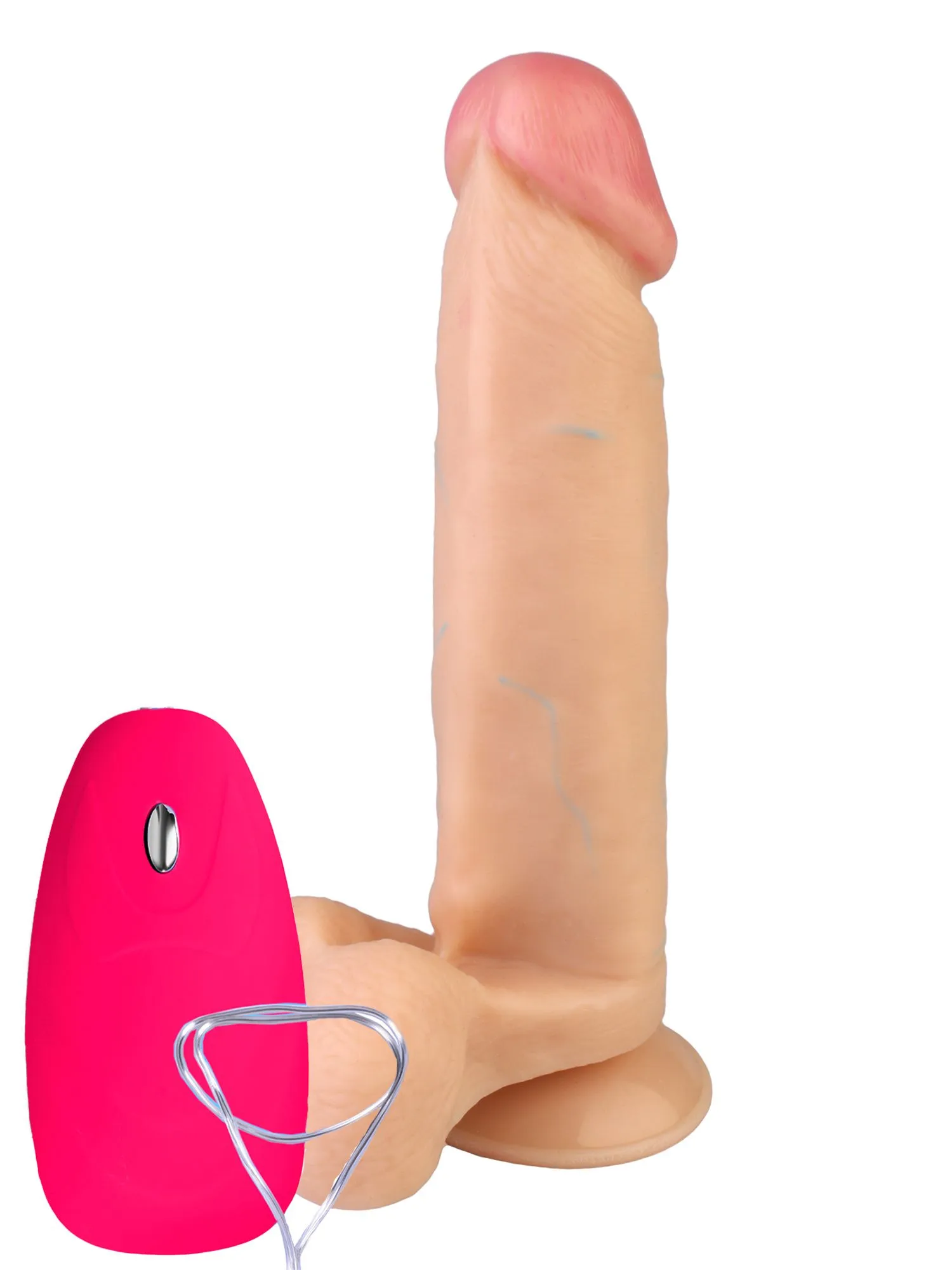 вибромассажер с присоской, реалистик №1, телесный в Москве