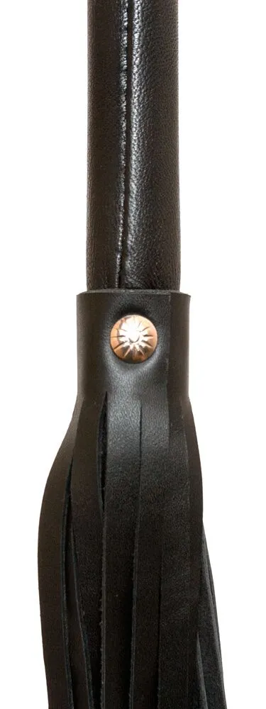 плеть pinkrabbit из натуральной кожи, с черной ручкой в Москве