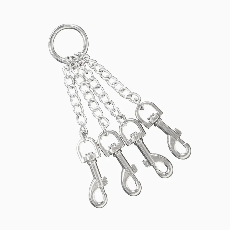 крест из цепи, с карабинами, 25 см в Москве