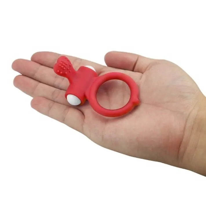 эрекционное виброкольцо lovetoy power heart, красное в Москве