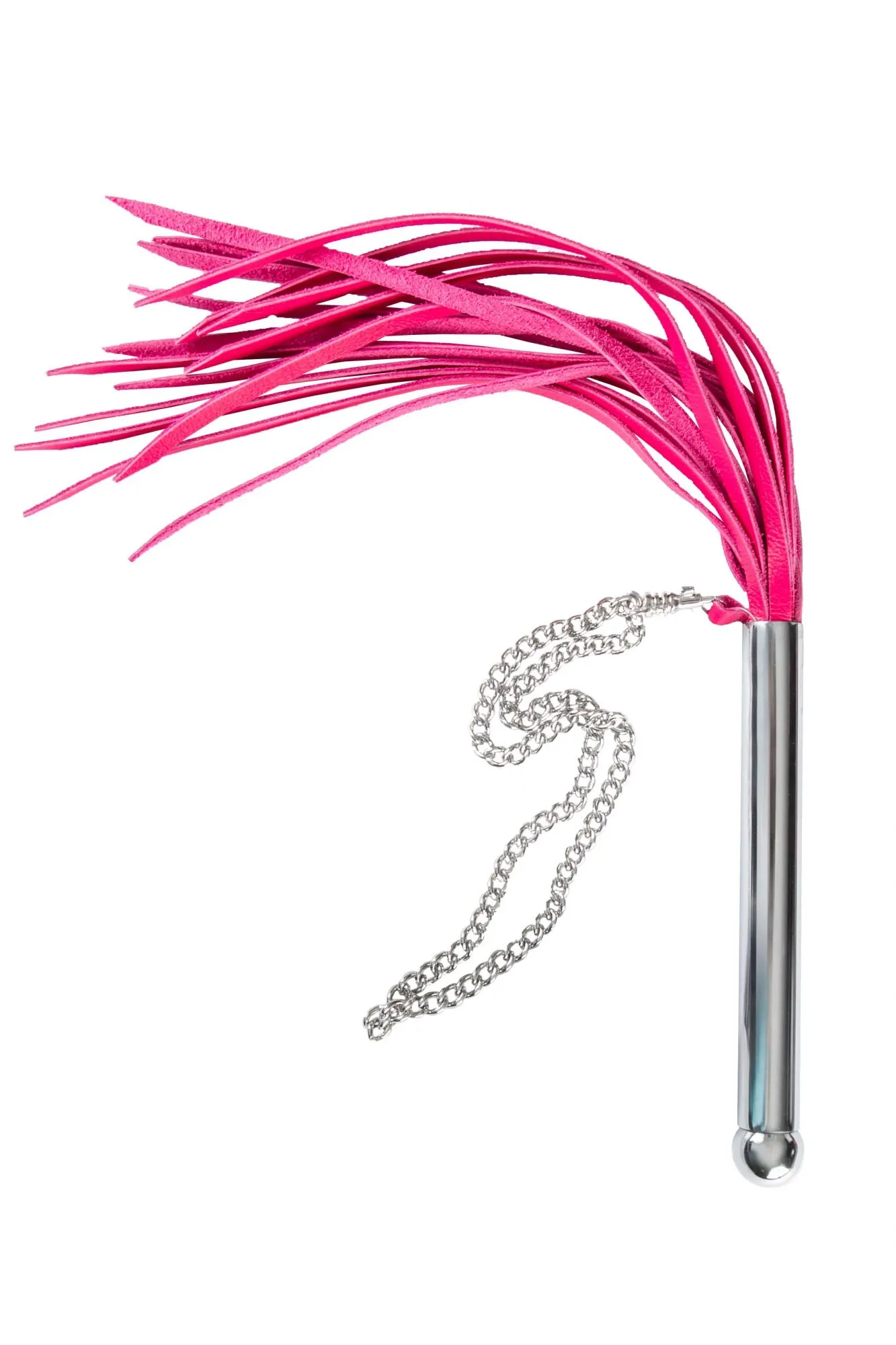 плетка beastly серебряная мечта, 35 см, розовая в Москве