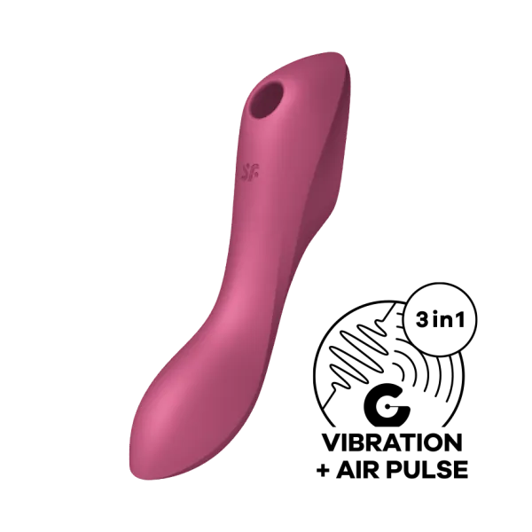 вакуумный массажер satisfyer curvy trinity 3 red 036526sa в Москве