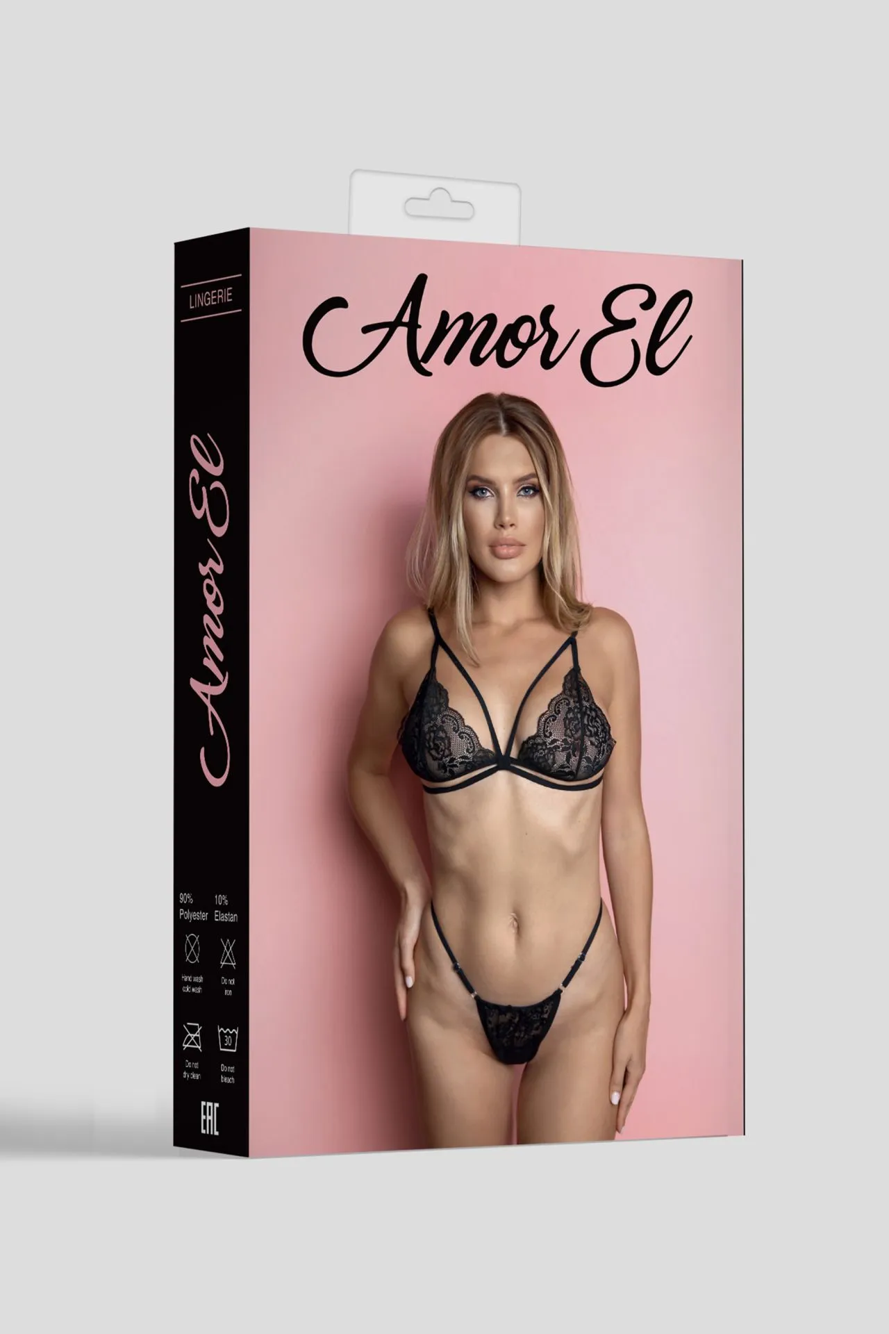 Эротическое комплект эротического белья pura черный s/m в Москве