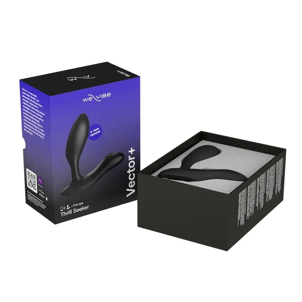 вибромассажёр we-vibe vector+, черный в Москве