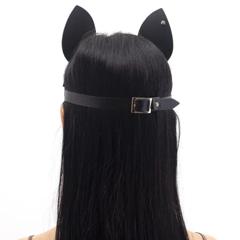 маска кошки со стразами pinkrabbit , чёрная в Москве