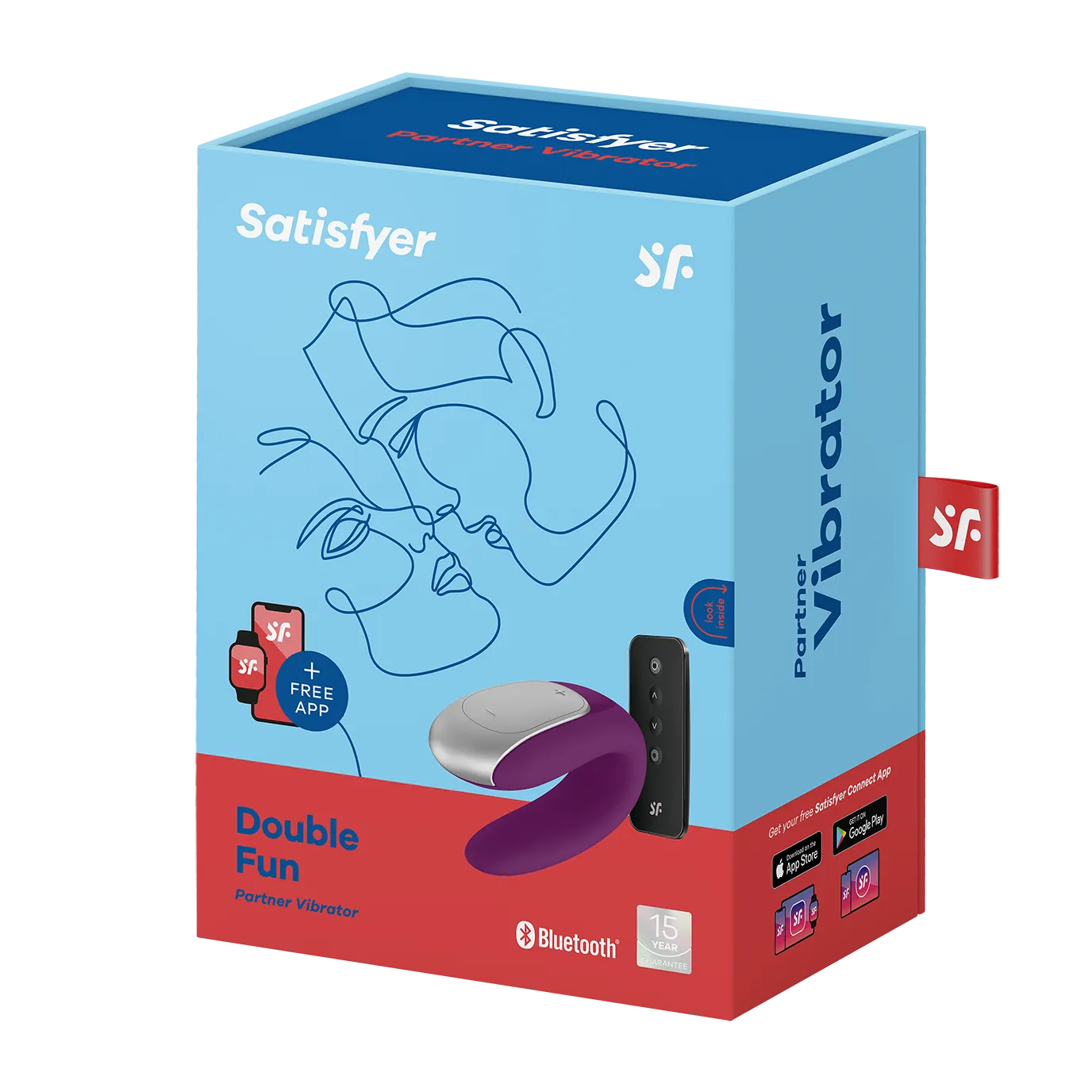 виброcтимулятор satisfyer double fun connect app violet 002460sa в Москве