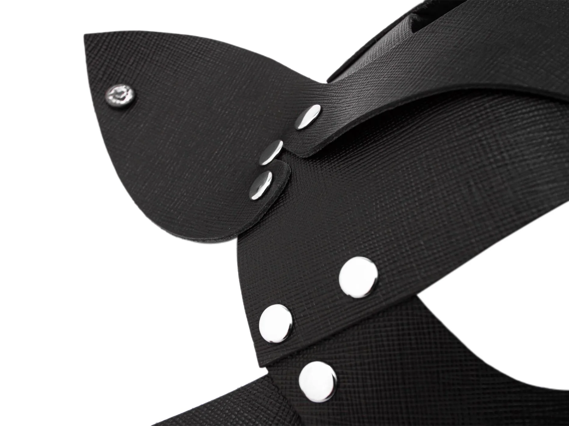 маска кошки с сережкой pinkrabbit , чёрная в Москве