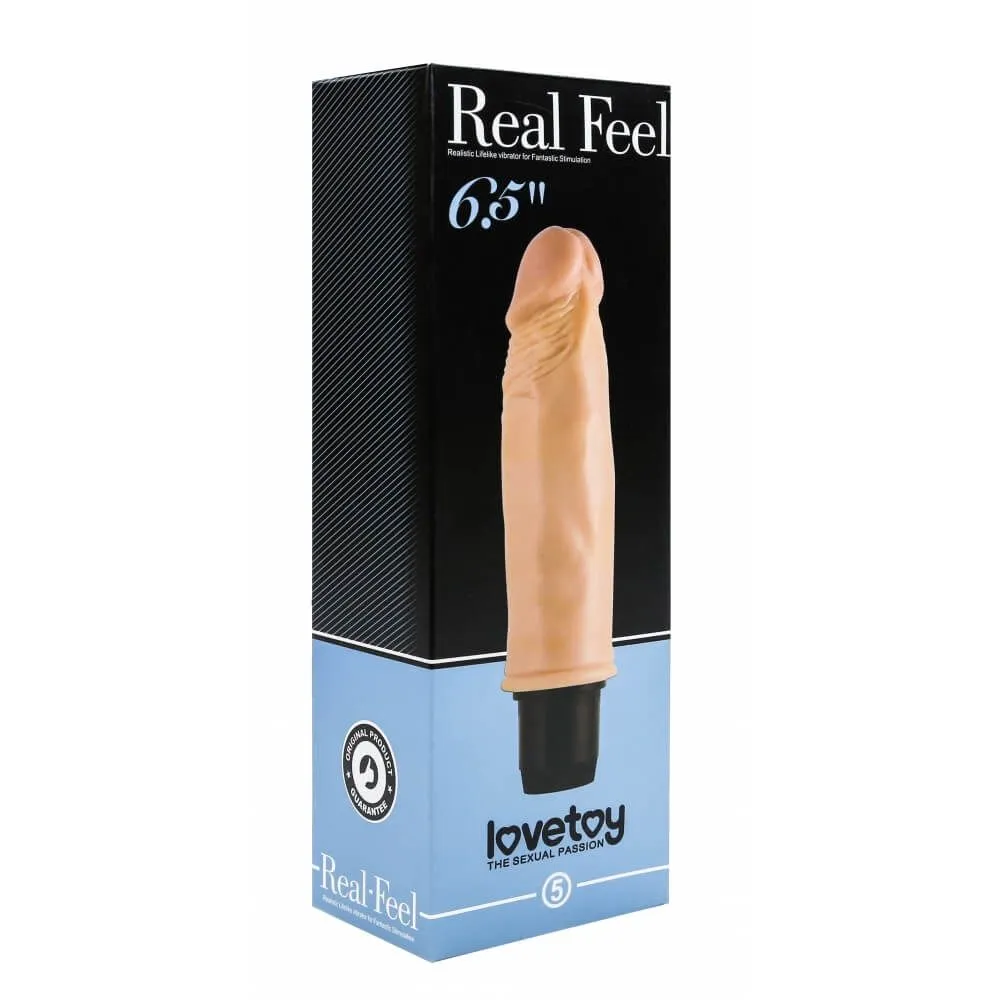вибратор lovetoy real feel 6.5, телесный в Москве