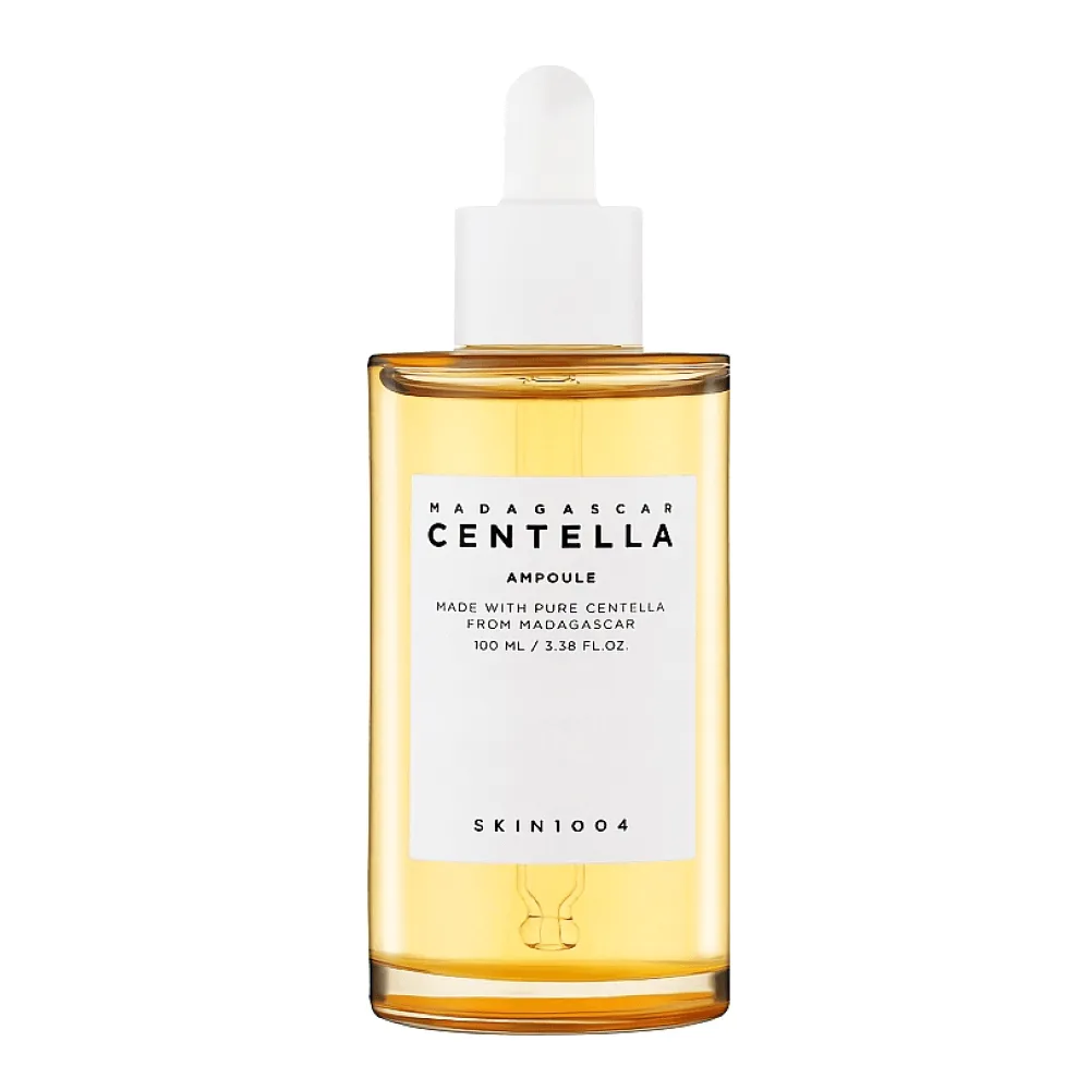 skin1004 madagascar centella ampoule 100ml, успокаивающая сыворотка для лица с центеллой 100 мл в Москве