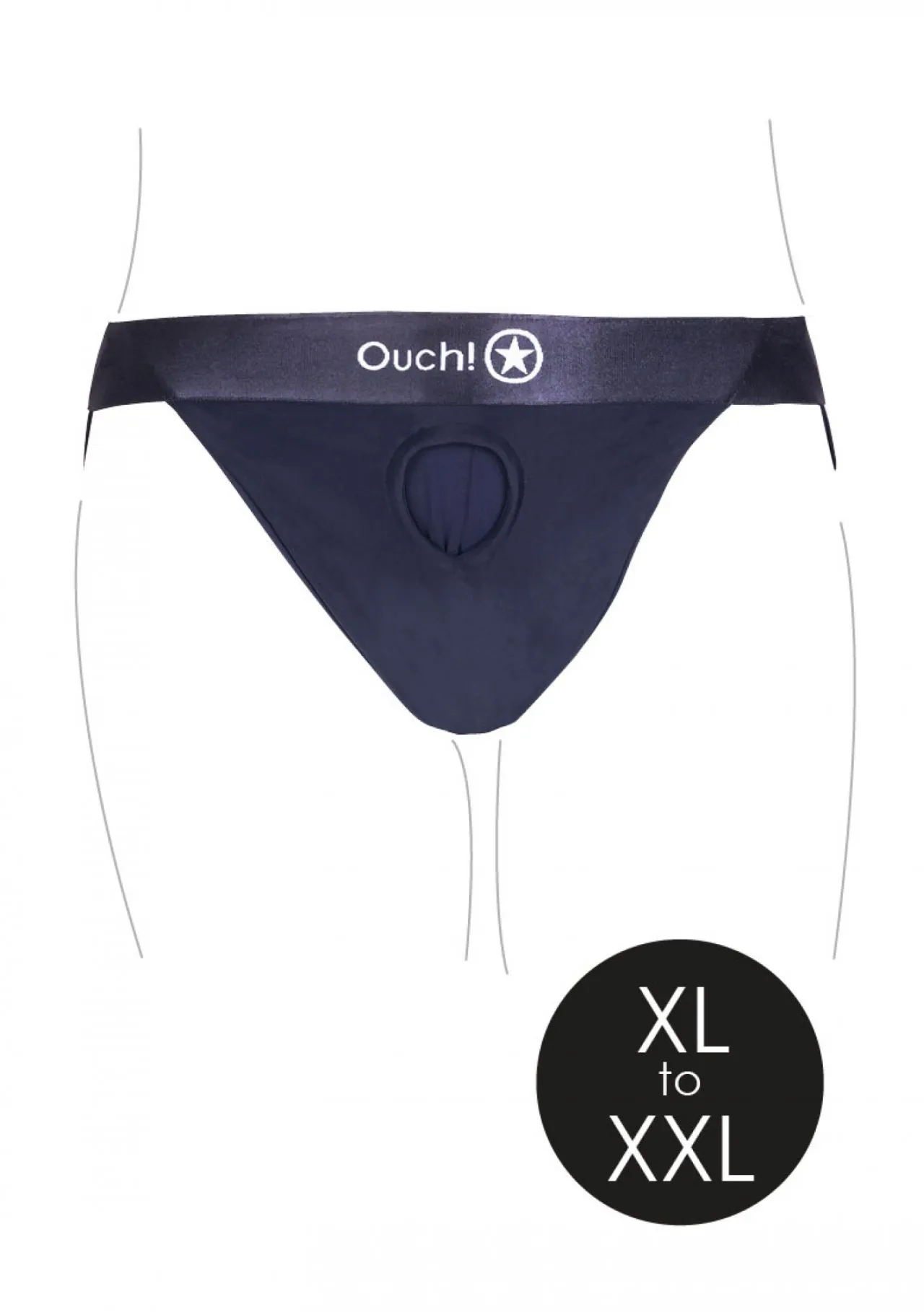 трусики для страпона с вибропулей - xl/xxl в Москве