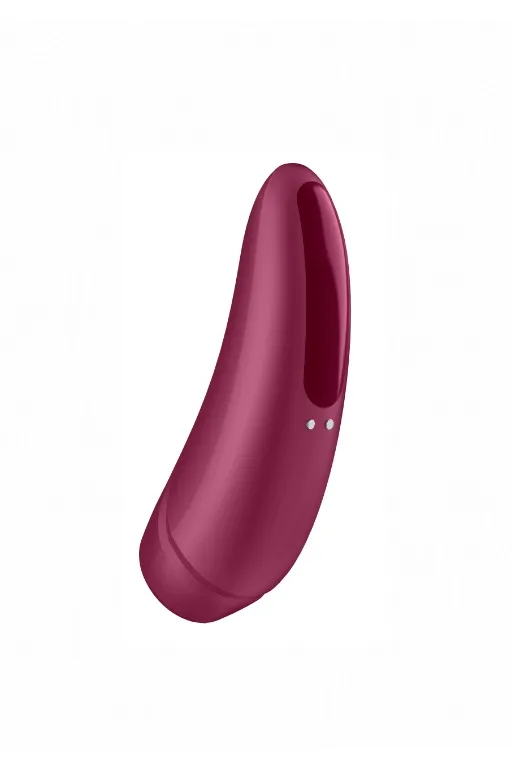 вакуумно-волновой стимулятор satisfyer curvy 1+ с возможностью управления через приложение - красный в Москве