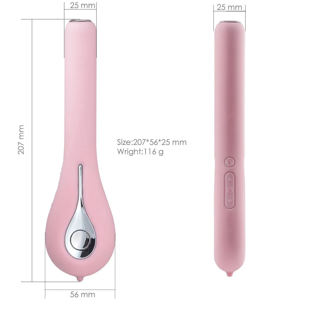 вибратор svakom siime eye с камерой, розовый в Москве