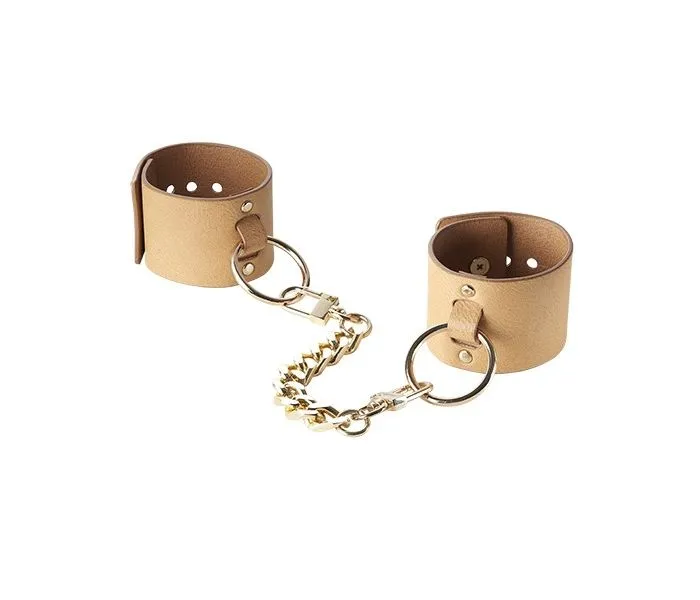 наручники декоративные bijoux indiscrets maze wide cuffs, коричневые в Москве
