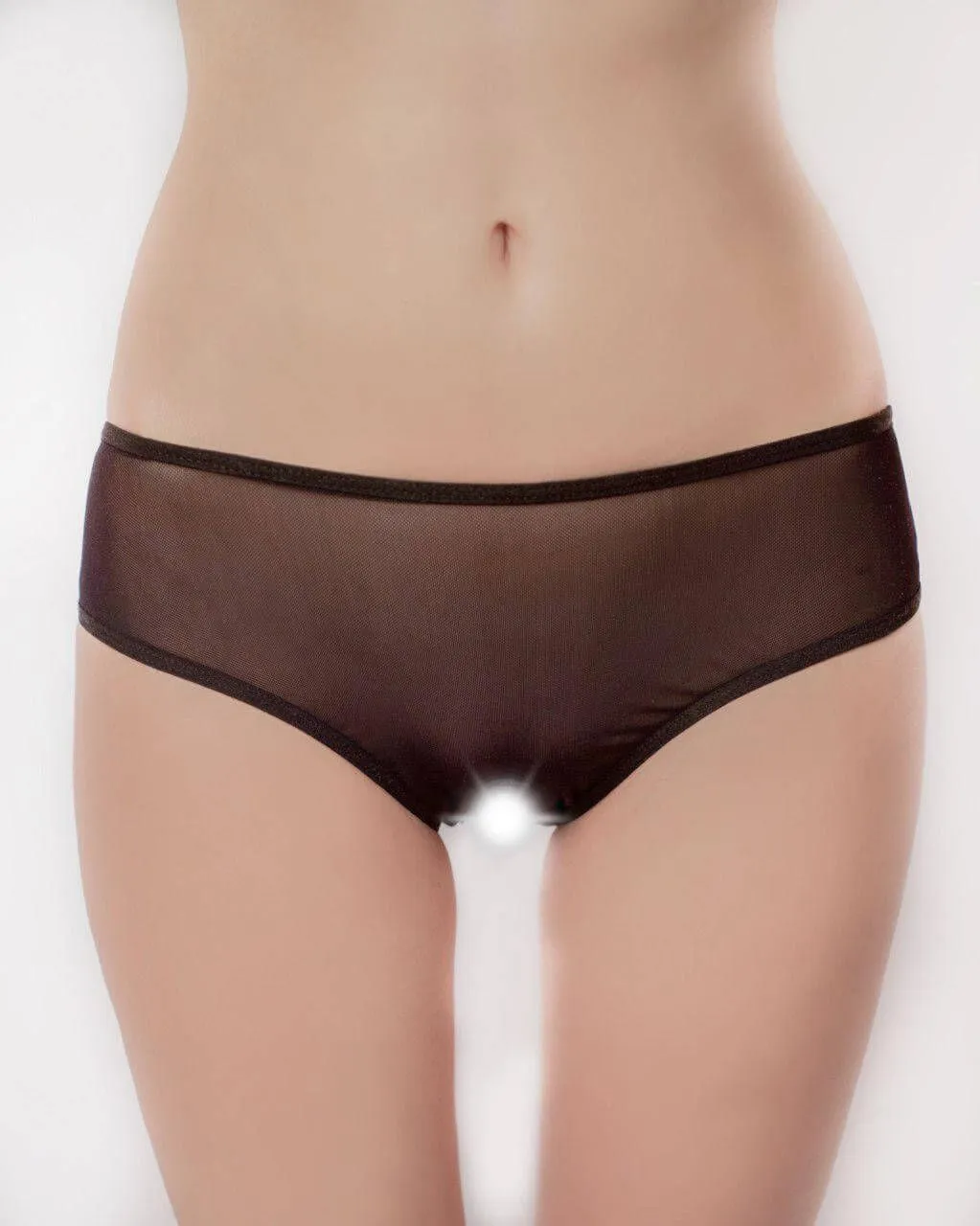 Трусики Lapin Rose из сетки с бусинами