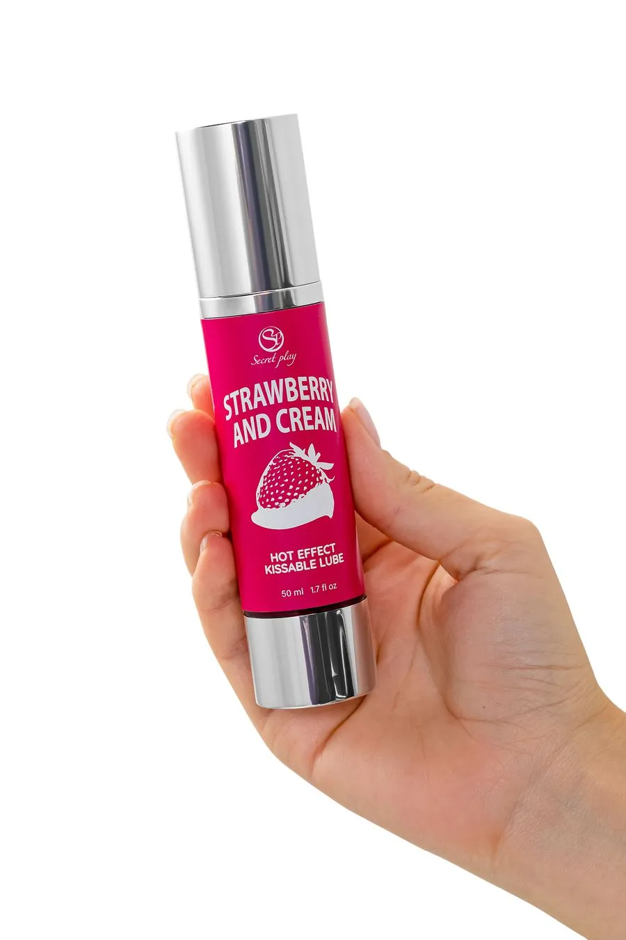 массажное масло 2 в 1 secret play, с разогревающим эффектом, со вкусом клубники и сливок, 50 мл в Москве