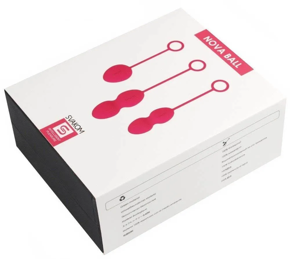 вагинальные шарики svakom nova ball, розовые в Москве