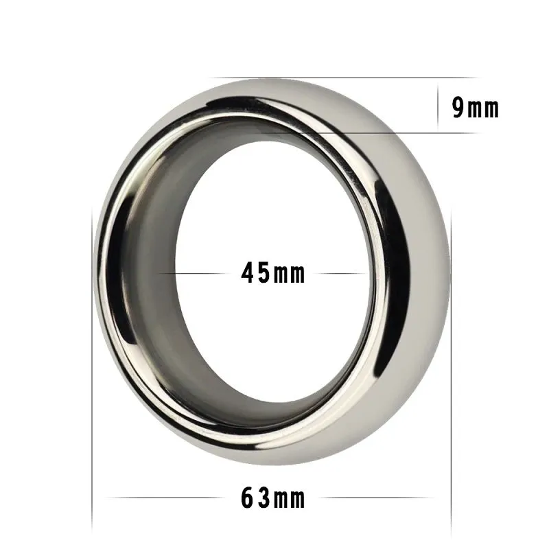 кольцо lovetoy metal silver cockring 4,5 см, металлическое в Москве