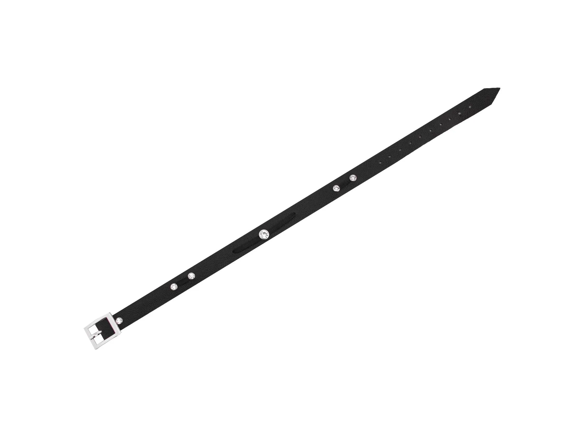 чокер со стразой pinkrabbit, чёрный в Москве