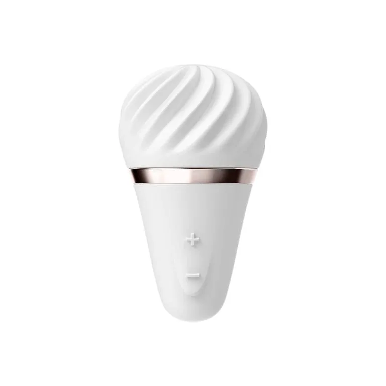 мини вибромассажер little wand - белый с серебряным в Москве