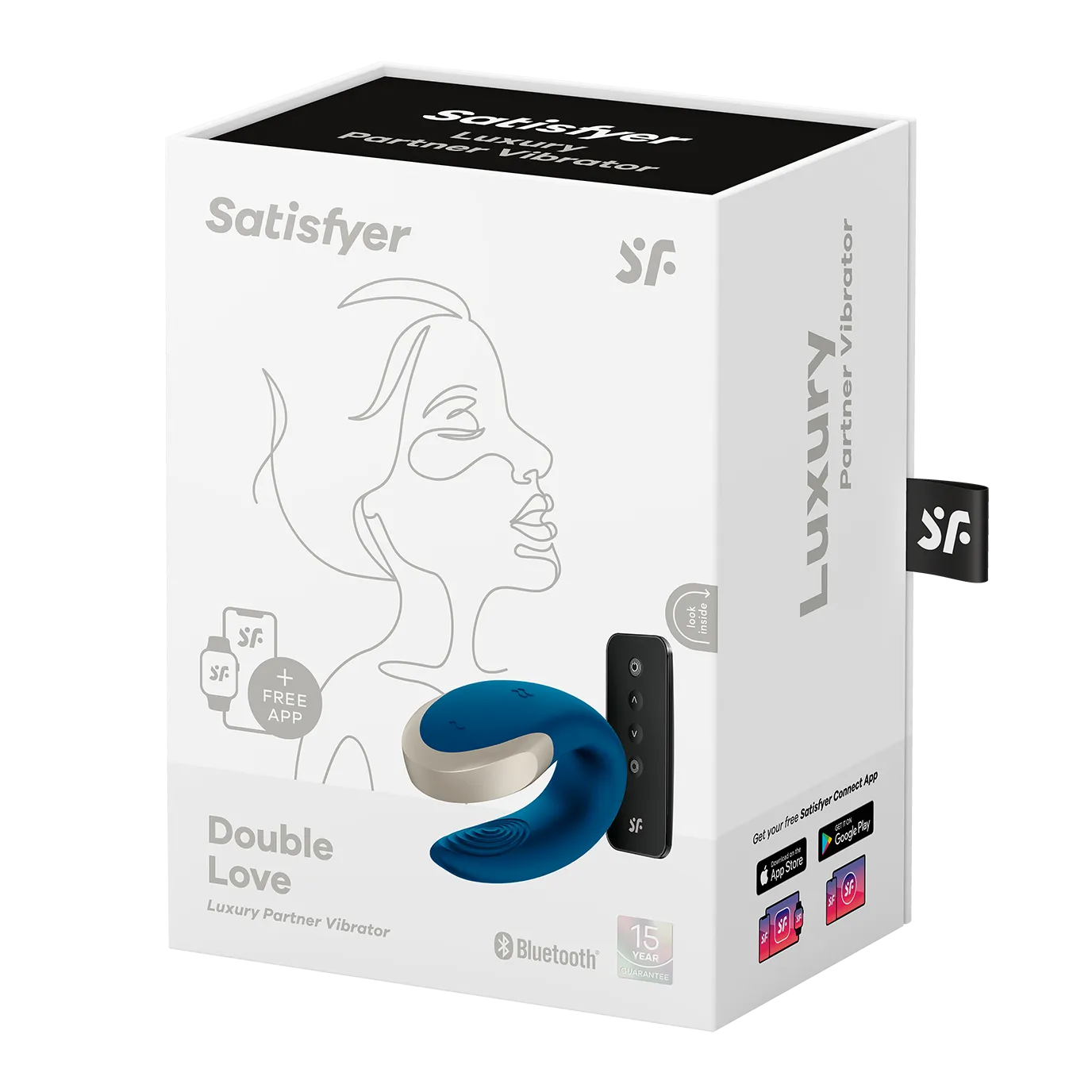 виброcтимулятор satisfyer double love connect app blue 002446sa в Москве