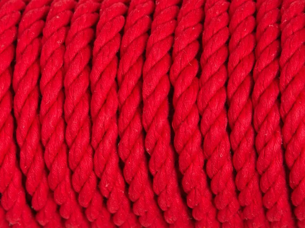 хлопковая веревка для шибари pinkrabbit красная, 20 м в Москве