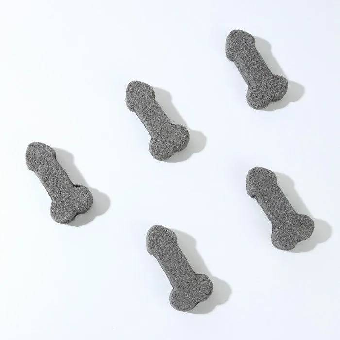 набор бомбочек для ванны в форме мужского достоинства «мелочь, а приятно!», 5 шт по 30 г, дыня в Москве