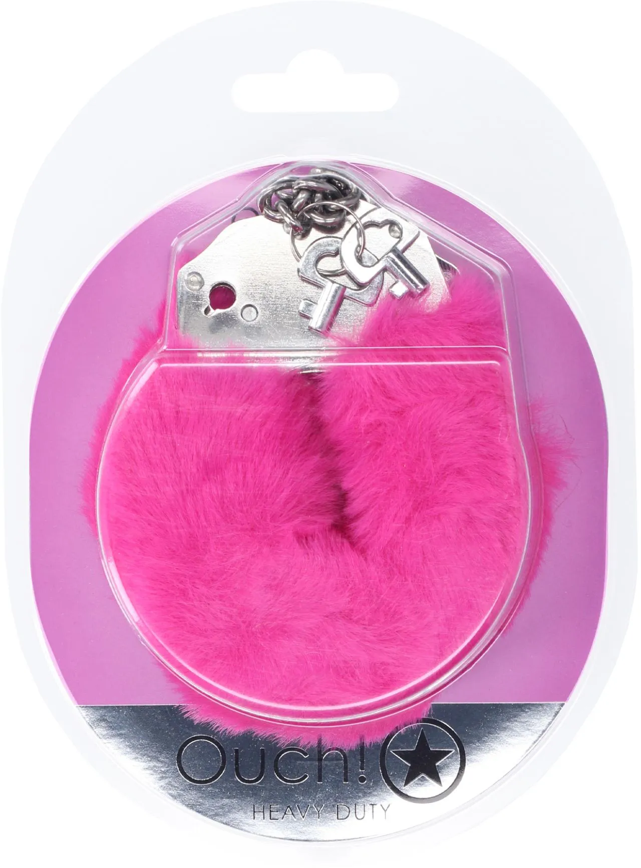 наручники для эротических игр heavy-duty fluffy handcuffs - pink в Москве