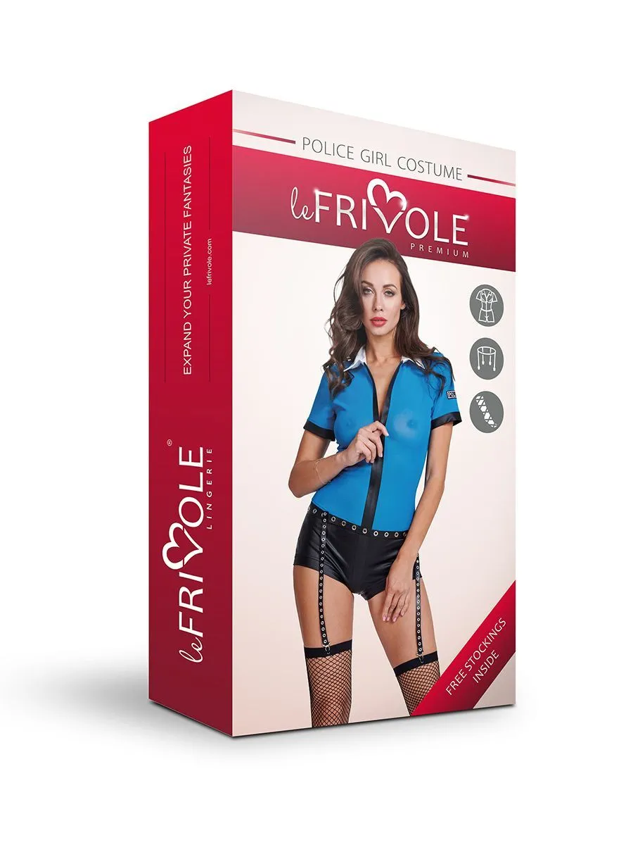 Эротическое костюм полицейского le frivole, боди на молнии в Москве