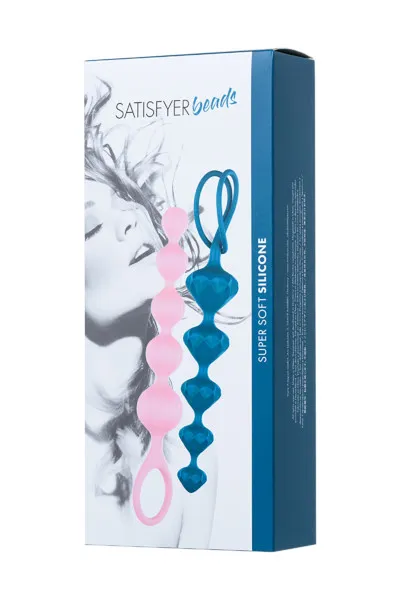 набор из 2 цепочек satisfyer beads colored 000862sa в Москве