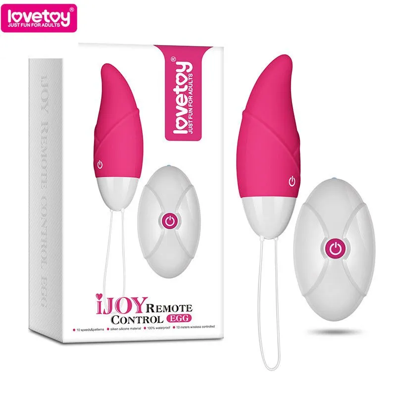виброяйцо lovetoy ijoy remote control egg, розовое в Москве