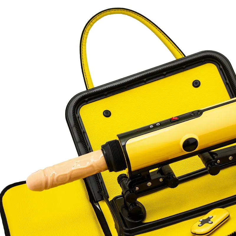 секс-машина в сумке pinkrabbit 310-x5, желтая в Москве