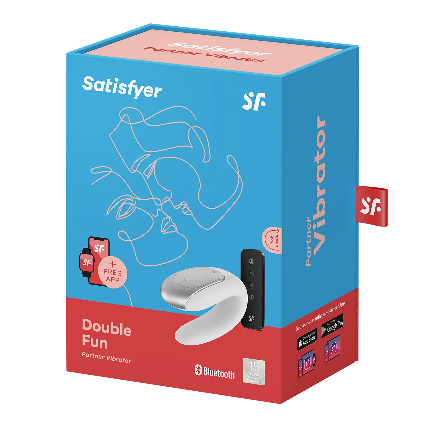 виброcтимулятор satisfyer double fun connect app white 002453sa в Москве