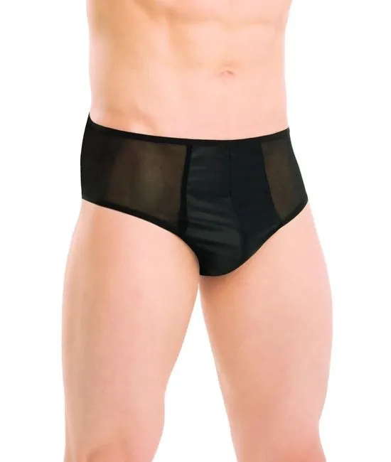 Эротическое трусы мужские со шнуровкой flirton 2921 черные в Москве