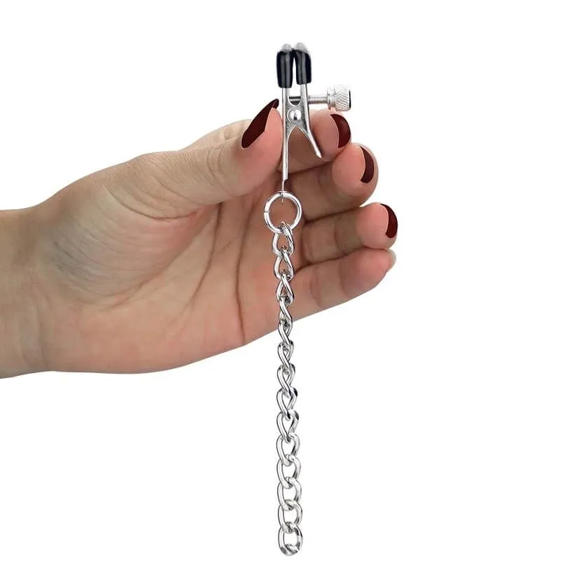 зажимы для сосков и клитора lovetoy tassel clamp, розовые в Москве