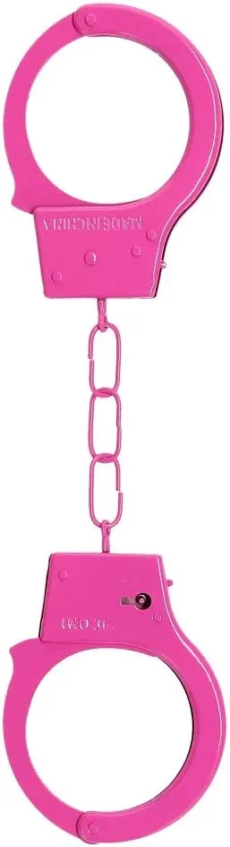наручники металлические beginner's handcuffs, розовые в Москве