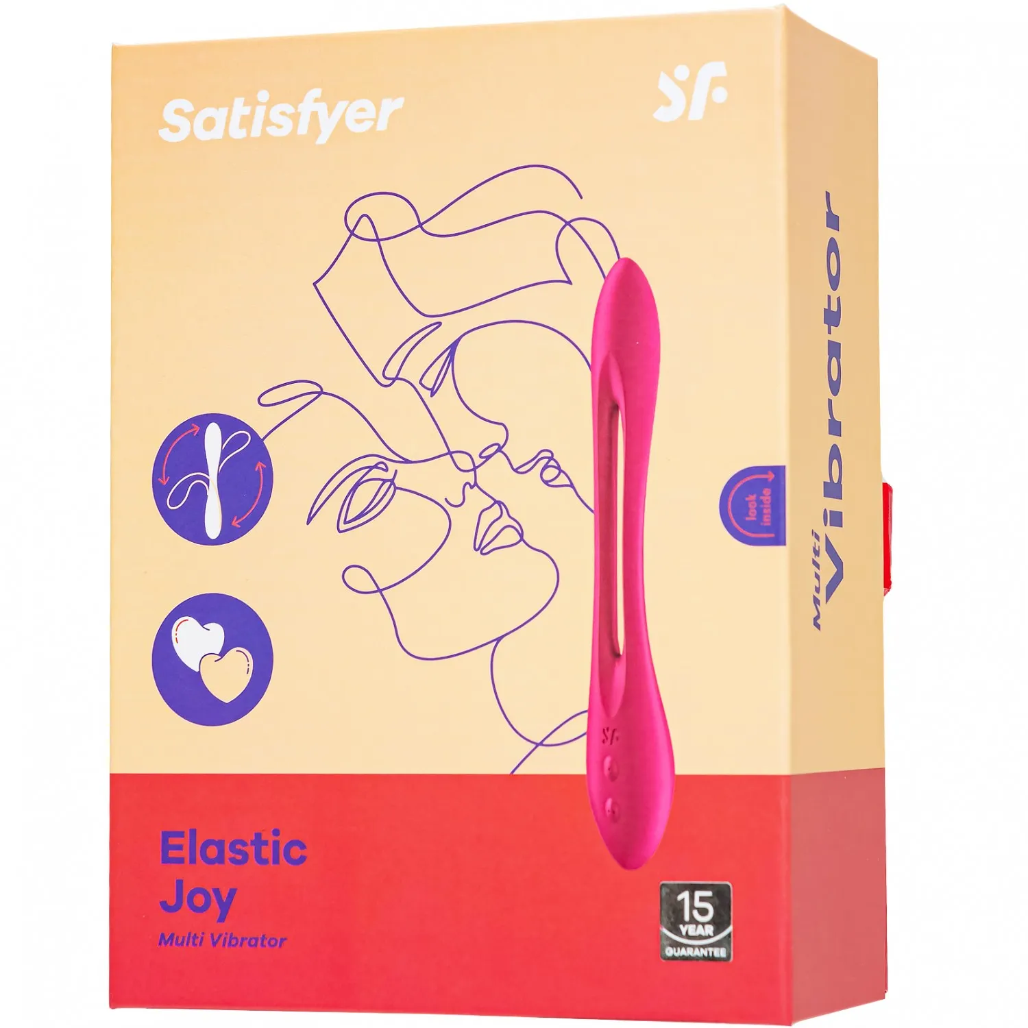 мультифункциональный вибратор satisfyer elastic joy red 007595sa в Москве