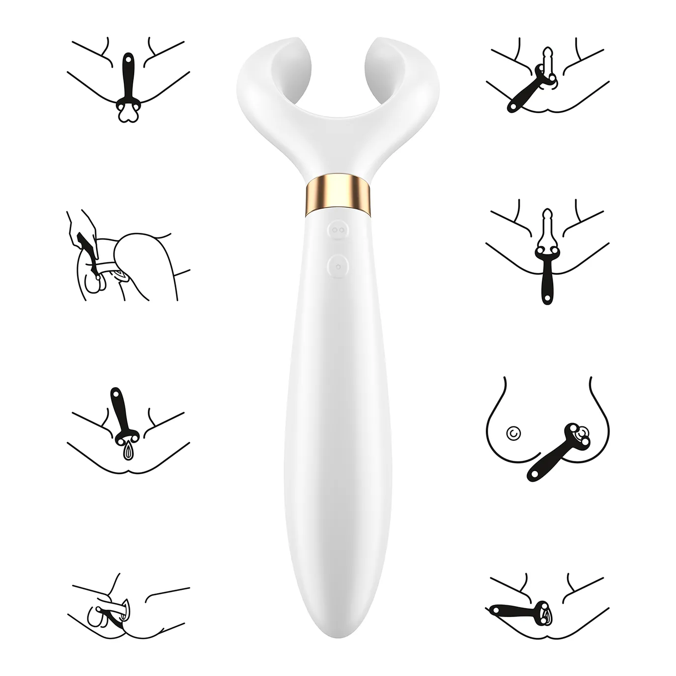 вибромассажер для пары satisfyer endless fun white 001043sa в Москве