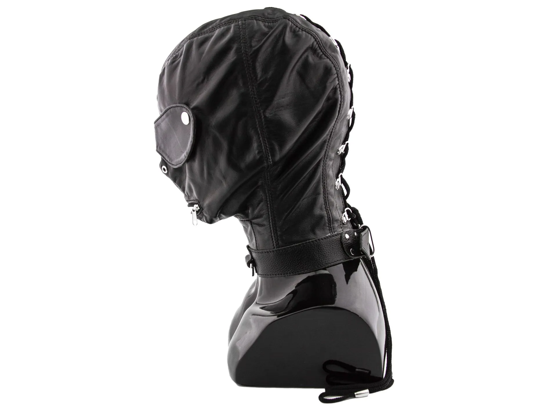 шлем pinkrabbit с ошейником и шорами, черный в Москве