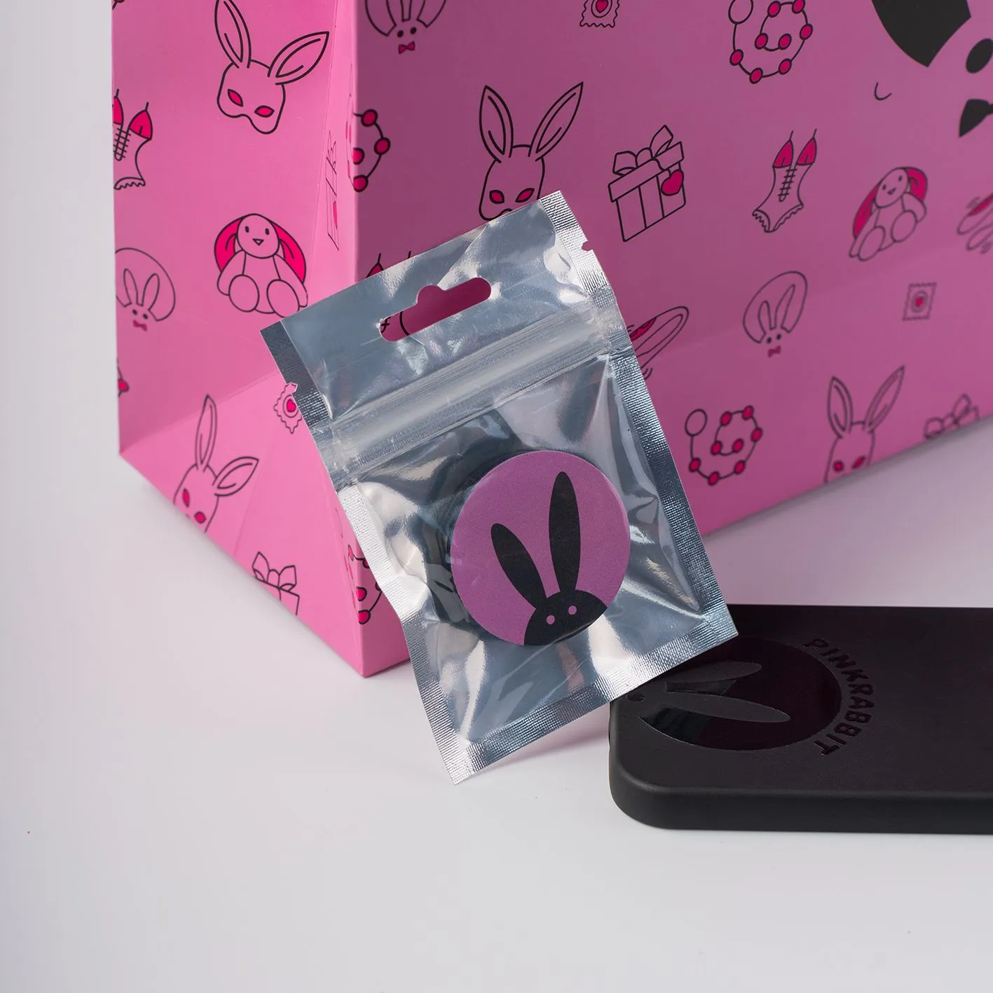 попсокет pinkrabbit с логотипом рк в Москве