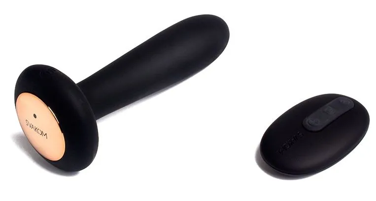 анальная пробка с подогревом svakom primo, чёрный в Москве